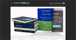 Desktop Screenshot of imprimirtesis.com